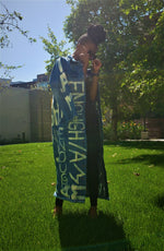 Load image into Gallery viewer, &quot;I AM ENOUGH&quot; Hand Bleached Women&#39;s Denim Jacket
