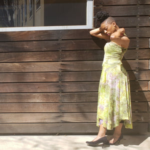 PEA GREEN Kerchief Dress Set.
