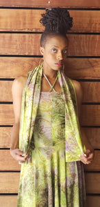 PEA GREEN Kerchief Dress Set.