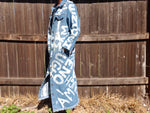 Load image into Gallery viewer, &quot;I AM ENOUGH&quot; Hand Bleached Women&#39;s Denim Jacket

