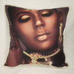 Load image into Gallery viewer, Decorative Pillow- Beautiful Bald Woman
