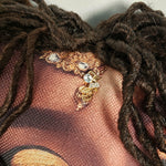 Load image into Gallery viewer, Decorative Pillow- Beautiful Woman Short Locs

