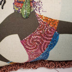 Load image into Gallery viewer, Decorative Pillow- African Woman Butterfly Design
