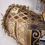 Load image into Gallery viewer, Pillow Doll- Heart Shaped Black &amp; Gold
