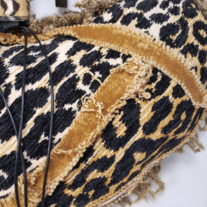 Pillow Doll- Heart Shaped Black & Gold