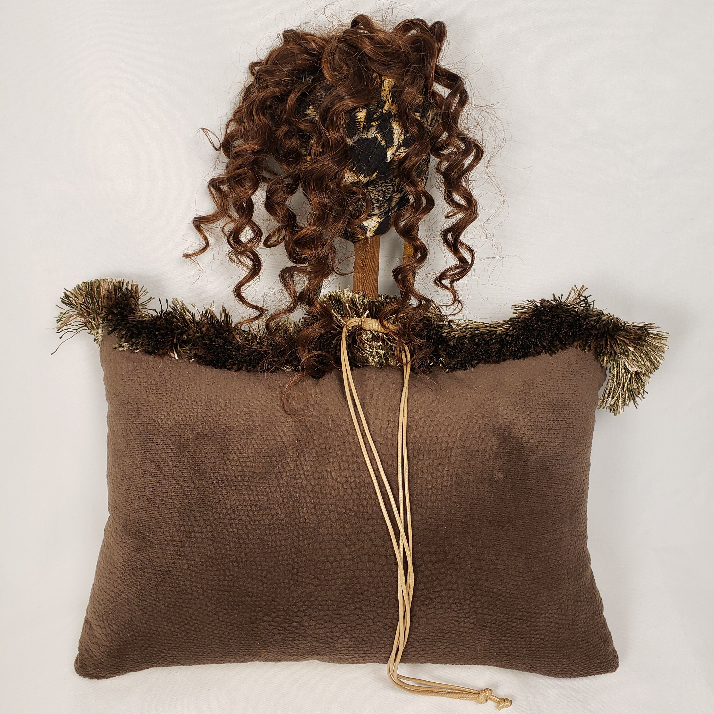 Pillow Doll- Brown & Beige