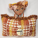 Load image into Gallery viewer, Pillow Doll- Beige, Rust, Cream
