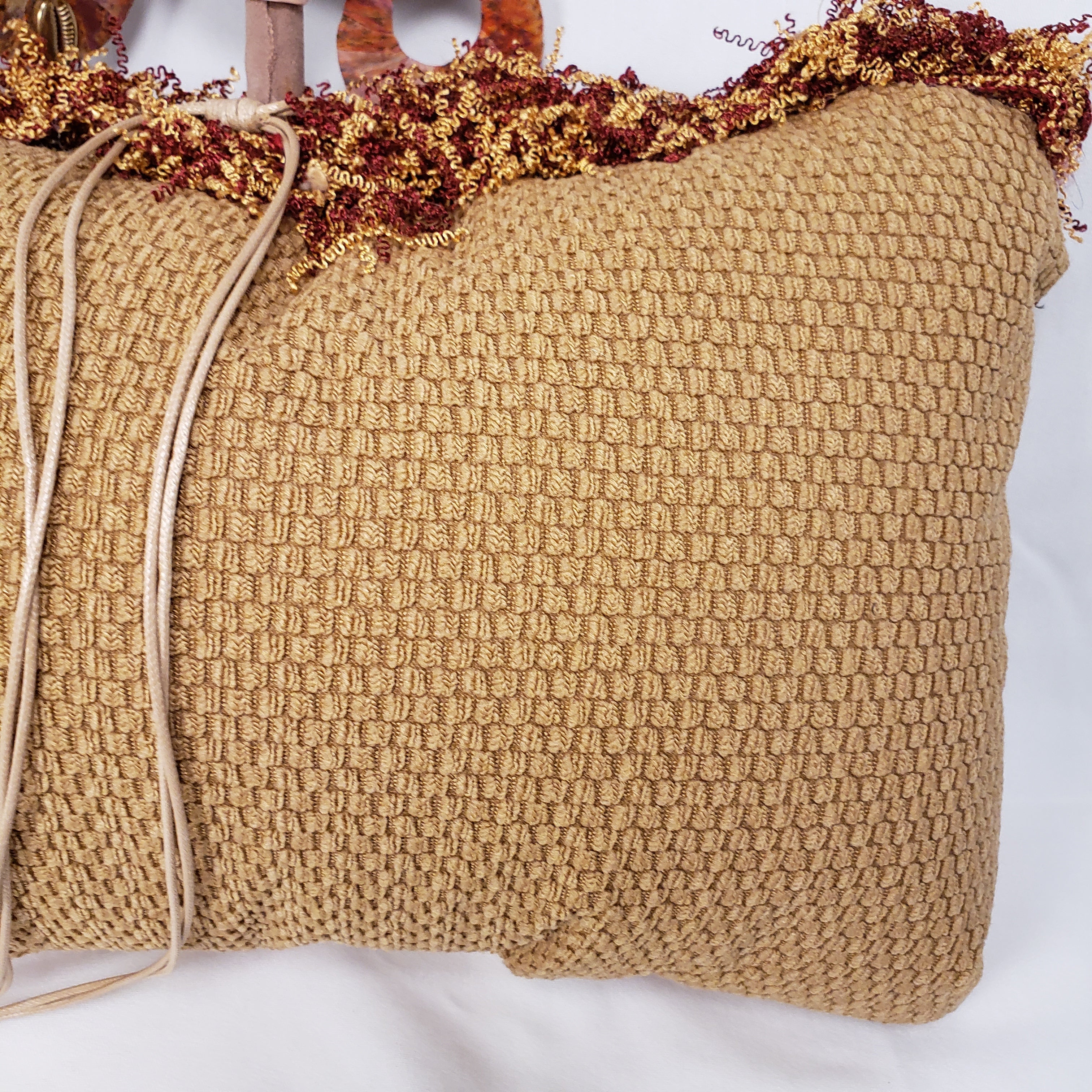 Pillow Doll- Beige, Rust, Cream