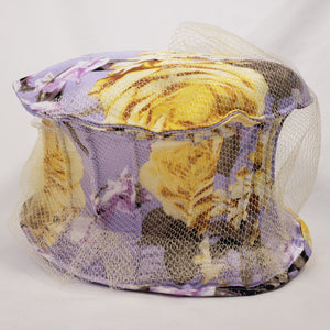 LAVENDER & CANARY Handmade Short Brim Hat & Handbag Set