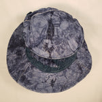 Load image into Gallery viewer, TIE-DYE DENIM Handmade Wide Brim Hat
