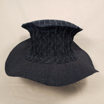 Load image into Gallery viewer, DARK DENIM Handmade Wide Brim Hat
