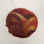 Load image into Gallery viewer, CRANBERRY &amp; PURPLE Handmade Short Brim Hat &amp; Handbag Set
