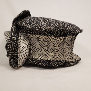 Handmade Brocade Short Brim Hat (Side)