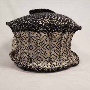 Handmade Brocade Short Brim Hat (Back)