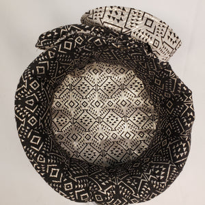 Handmade Brocade Short Brim Hat (Inside)