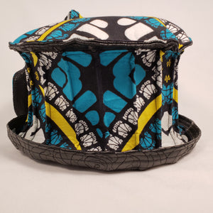 Handmade Short Brim Ankara Hat (Back)