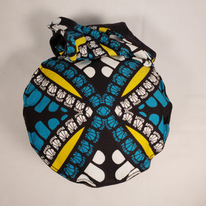 Handmade Short Brim Ankara Hat (Top)