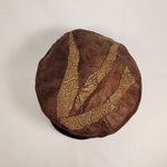 Load image into Gallery viewer, Handmade Short Brim Faux Leather Hat (Top)
