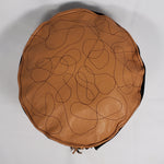 Load image into Gallery viewer, Handmade Short Brim Leather Hat (Top)
