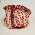 Load image into Gallery viewer, Handmade Short Brim Polka-Dot Hat (Front)
