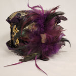 Load image into Gallery viewer,  Handmade Brocade Short Brim Hat (Front)
