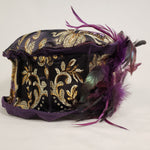 Load image into Gallery viewer,  Handmade Brocade Short Brim Hat (Side)
