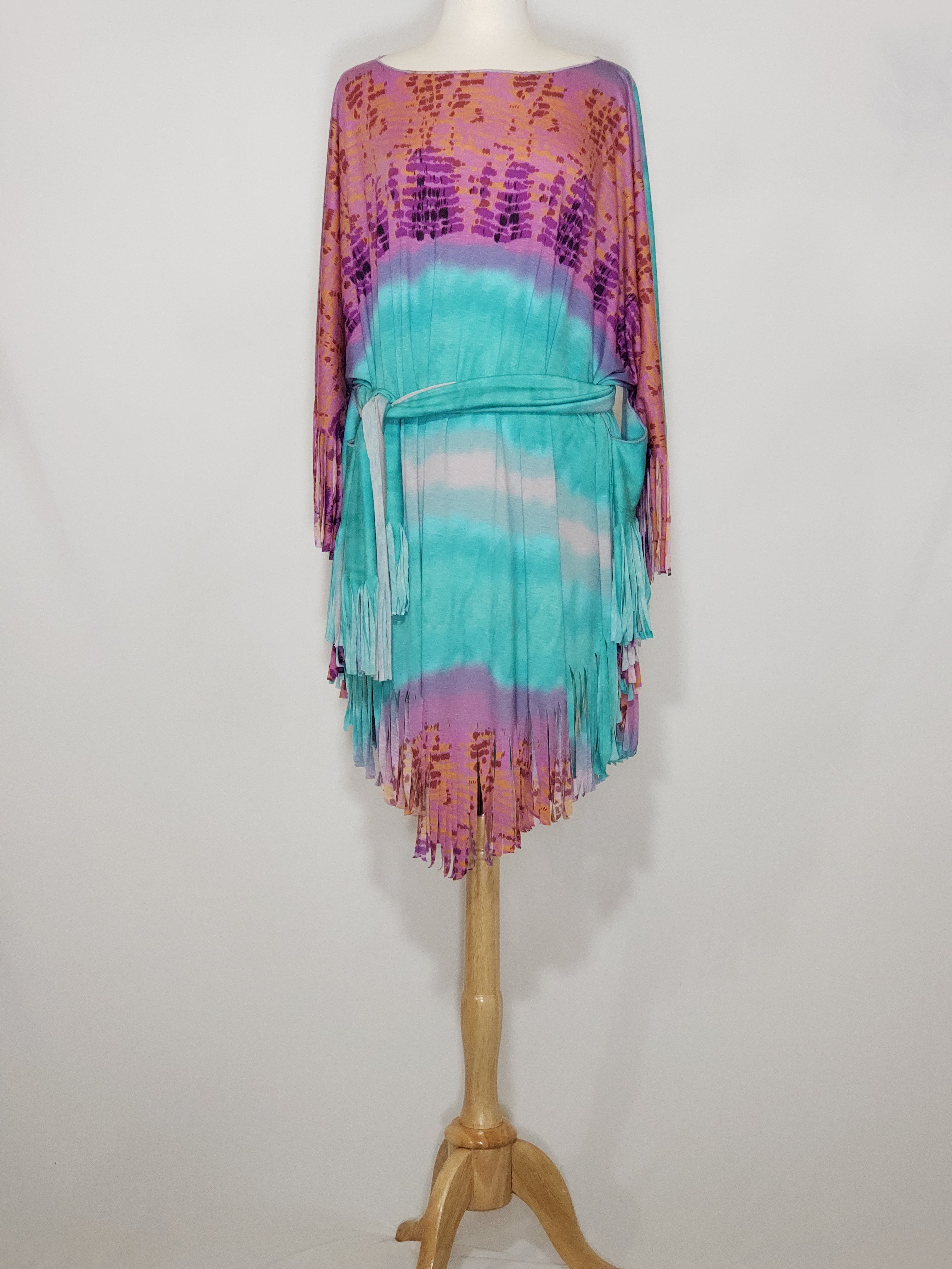 T-Top - Blue & Pink Tie Dye