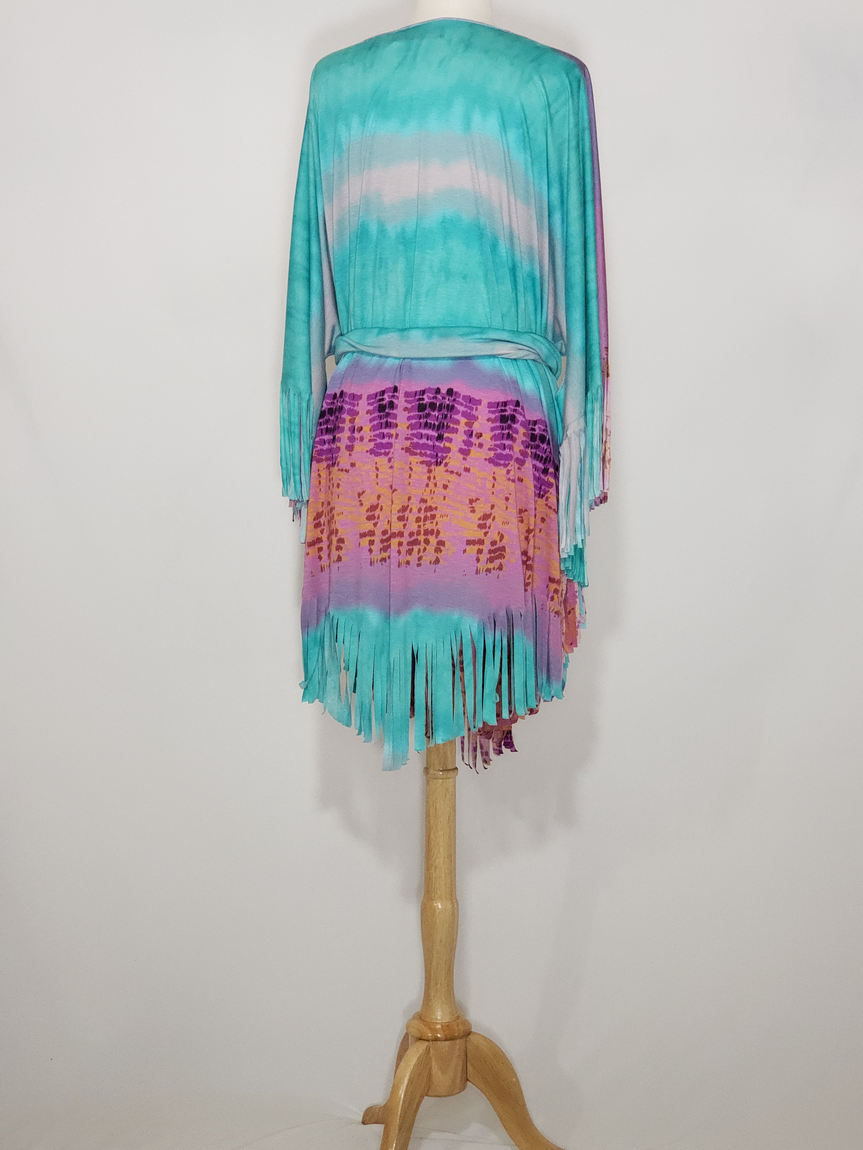 T-Top - Blue & Pink Tie Dye