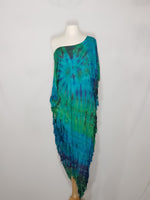 Load image into Gallery viewer, T-Top - Teal &amp; Green Tie Dye
