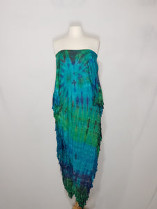 T-Top - Teal & Green Tie Dye