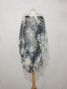 T-Top - Black, White & Grey Tie Dye