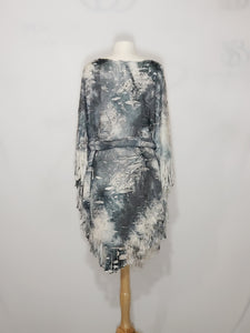 T-Top - Black, White & Grey Tie Dye