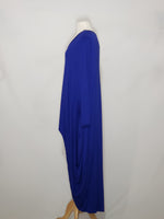 Load image into Gallery viewer, Long Sleeve High Low -Royal Blue w/ pockets
