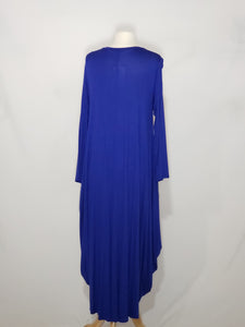 Long Sleeve High Low -Royal Blue w/ pockets
