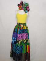 Load image into Gallery viewer, African Skirt - Long Skirt &amp; Head Wrap
