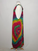 Load image into Gallery viewer, Tie Dye Racer Back Dress- Yellow, Green, Teal, Purple
