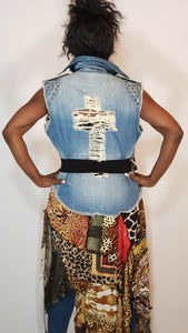 Denim Vest (Sheer Duster)