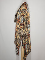 Load image into Gallery viewer, Kimono- Leopard, Brown, Black
