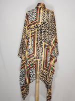 Load image into Gallery viewer, Kimono- Leopard, Brown, Black
