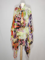 Load image into Gallery viewer, Sheer High Low- Orange, Purple, Pink, Black, Green
