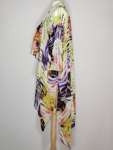 Sheer High Low- Orange, Purple, Pink, Black, Green