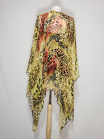 Load image into Gallery viewer, Kimono- Leopard, Brown, Black, Orange
