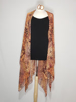 Load image into Gallery viewer, Kimono- Leopard, Brown, Orange
