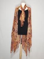 Load image into Gallery viewer, Kimono- Leopard, Brown, Orange

