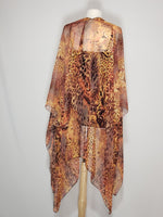 Load image into Gallery viewer, Kimono- Leopard, Brown, Orange
