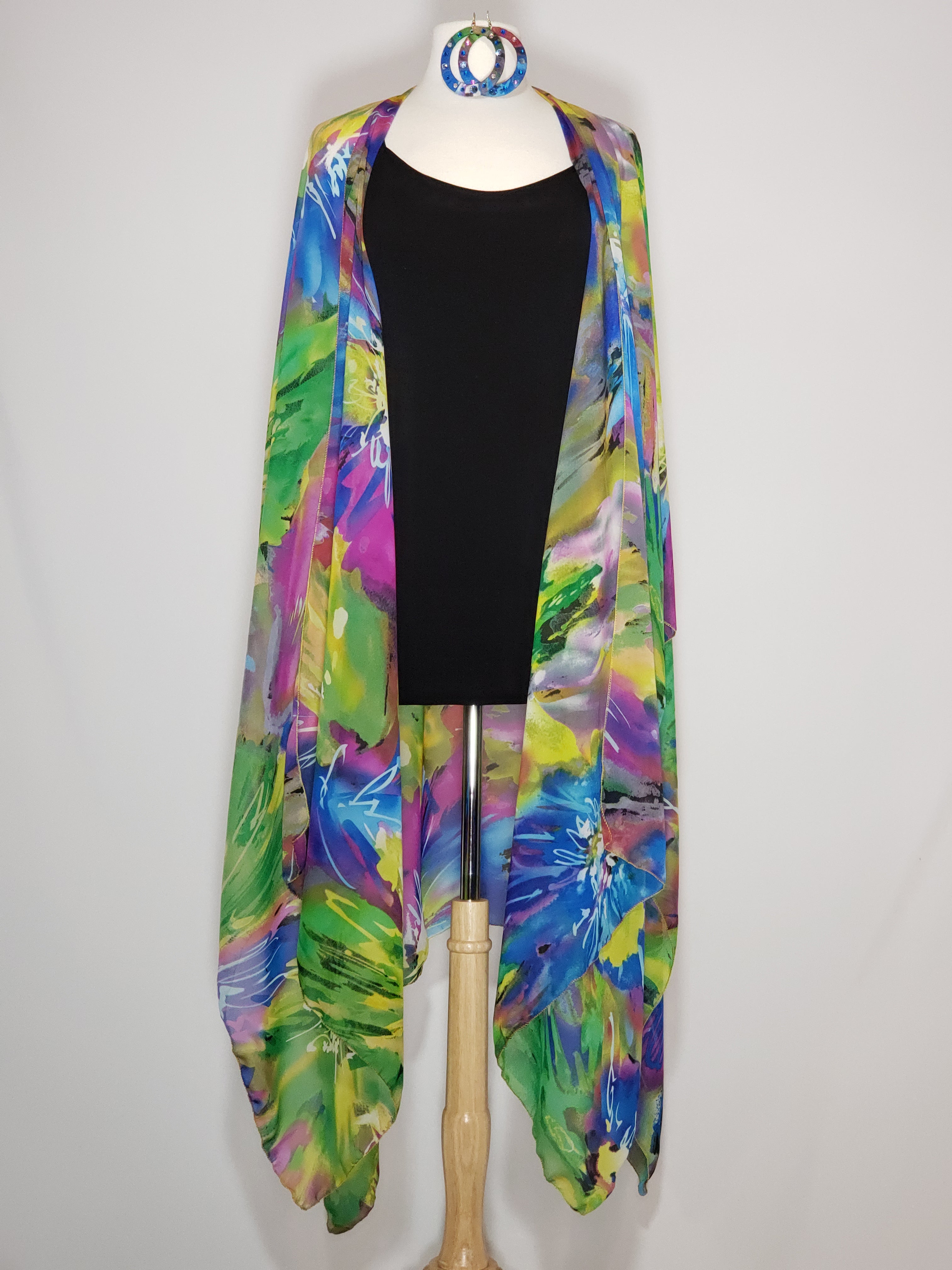 Kimono- Blue, Purple, Pink, Green