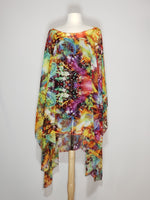 Load image into Gallery viewer, Sheer High Low- Multi-Colored Orange, Purple, Pink, Black, Green
