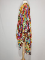 Load image into Gallery viewer, Sheer High Low- Multi-Colored Orange, Purple, Pink, Black, Green
