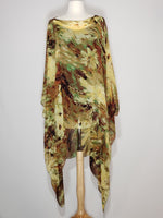 Load image into Gallery viewer, Sheer High Low- Green, Olive, Brown
