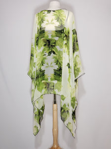 Sheer High Low- Green, Olive, Cream